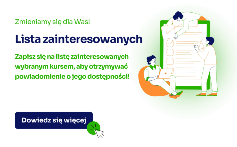 Lista zainteresowanych - nie przegap miejsca na kursie SKwP