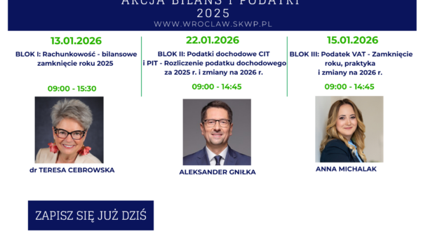 Bilans i podatki 2025 online!