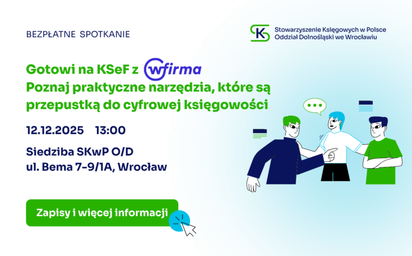 Bezpłatne spotkanie z wFirmą. Poznaj praktyczne narzędzia, które są przepustką do cyfrowej księgowości