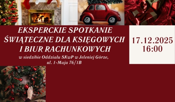 Eksperckie spotkanie świąteczne dla księgowych i biur rachunkowych