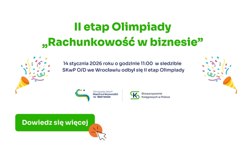 Olimpiada SKwP dla uczniów szkół średnich - „Rachunkowość w biznesie”