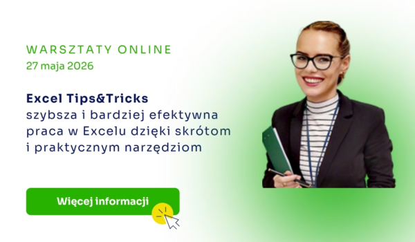 Na tym szkoleniu nauczysz się najprzydatniejszych funkcji w Excelu 💚