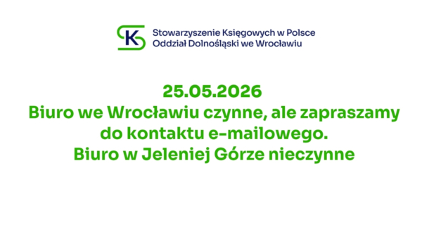 25 maja 2026 - organizujemy się w biurach 💪🏻