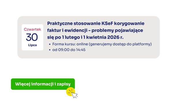 Zapraszamy na szkolenie z KSeF online 🚀