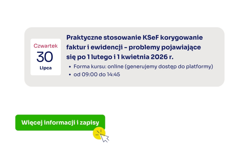 Zapraszamy na szkolenie z KSeF online 🚀